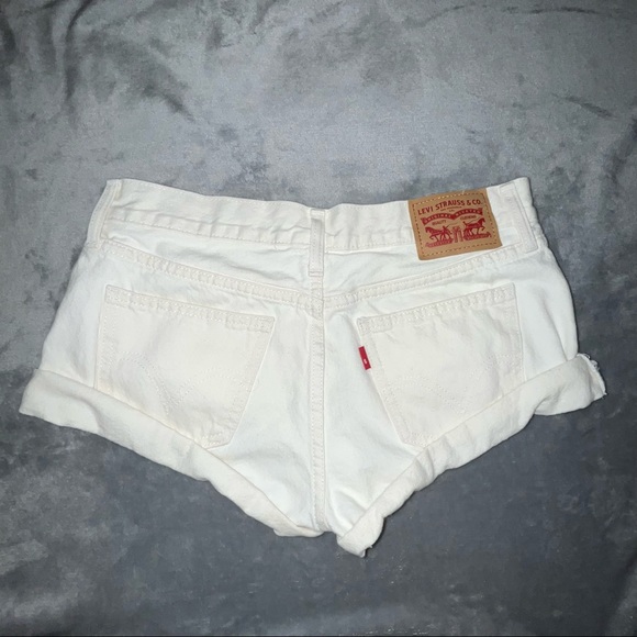 Levi's Pants - Levi’s White Denim Jean Shorts Women’s Size 27